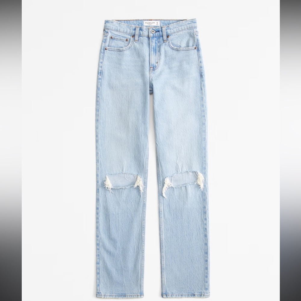 Abercrombie & Fitch The 90s Straight Ultra High Rise 6 Short